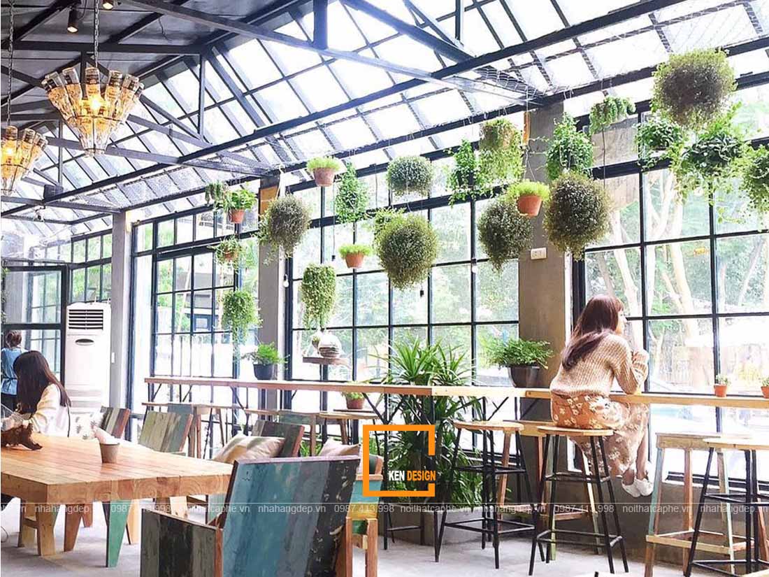 Thiết kế quán cafe phong cách nhiệt đới